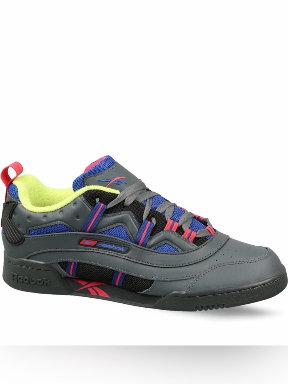 Reebok workout vintage unisex grey and Blue Athletic Shoes